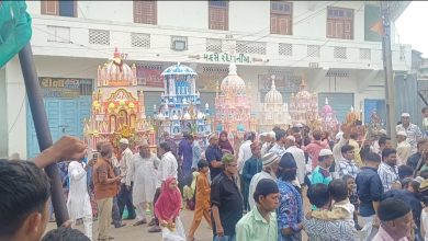 મોહરમ નિમિત્તે બાયડ તાલુકાના સાઠંબા, બાયડ, ગાબટ અને રમોસ ખાતે તાજીયા જુલૂસ કાઢવામાં આવ્યાં.*